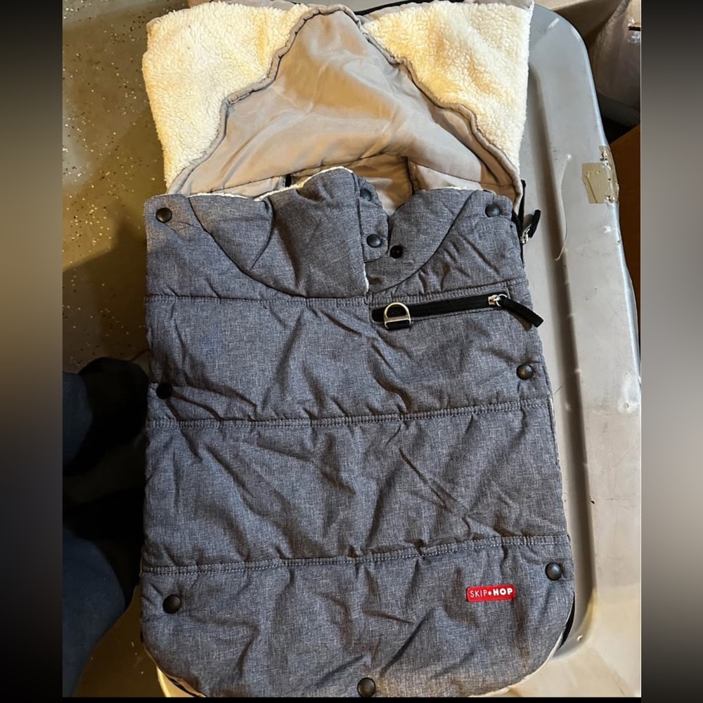 Skip Hop Gray Stroller Footmuff